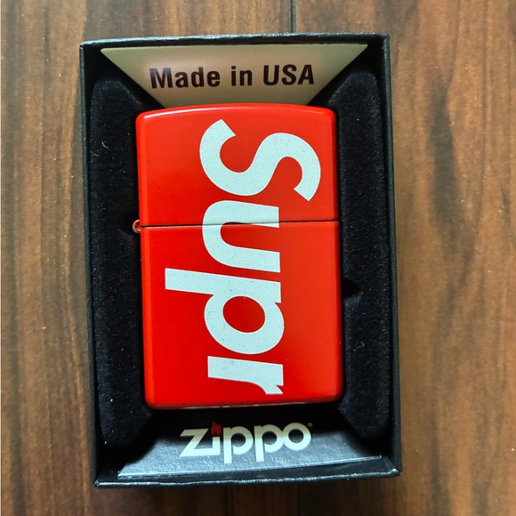 Supreme Other - Supreme Red Zippo Lighter